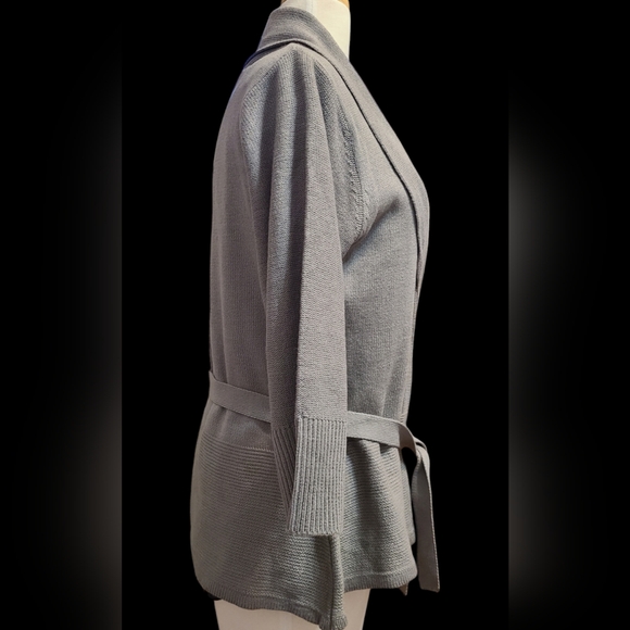 Stephanie Ragers size XL gray cardigan sweater - Picture 4 of 8